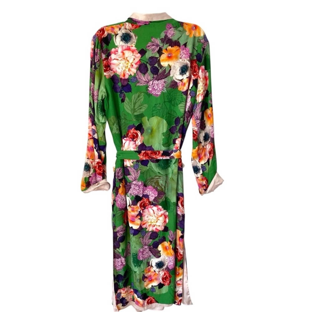 NWT - Zara Green Floral Kimono - Picture 4 of 6